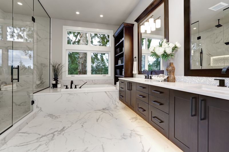 Luxury Master Bathroom Flooring